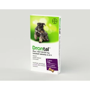 Drontal Plus 150/144/50mg ízesített tabletta