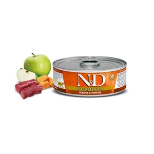 N&D Cat Pumpkin Szarvas-Sütőtök konzerv macskáknak 70 g