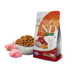 N&D Cat Pumpkin Fürj-Sütőtök-Gránátalma táp Steril macskáknak