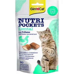 GimCat Nutri Pockets Dental Fogápoló jutalomfalat cicának 60 g