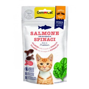 GimCat Ropogós Cica Jutifalat Lazac Spenót 50 g