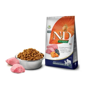 N&D Dog Pumpkin- Bárány-Sütőtök-Áfonya száraztáp Felnőtt Kutyáknak