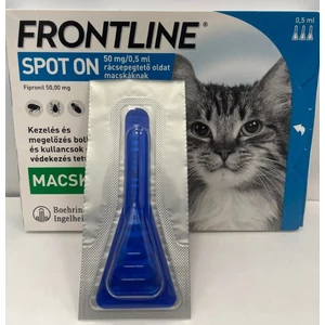 Frontline rácsepegtető oldat macskáknak 1 db pipetta