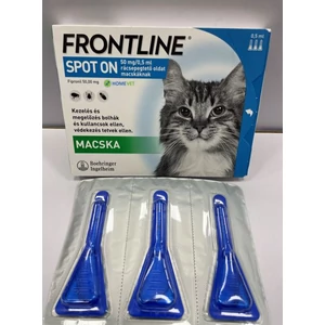 Frontline rácsepegtető oldat macskáknak bolha és kullancs ellen