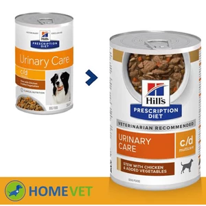 Hill's Prescription Diet - C/D Urinary Multicare Ragu konzerv kutyáknak 354 g