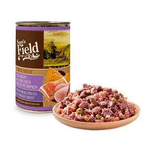 Sam's Field Konzerv Lazac-Csirke-Sütőtök 400g