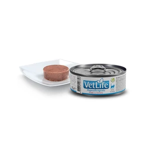 VetLife Cat Hipoallergén Sertés-Krumpli konzerv cicának 85 g