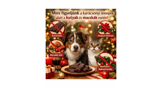 Mire figyeljünk a karácsonyi ünnepek alatt a kutyák és macskák esetén?
