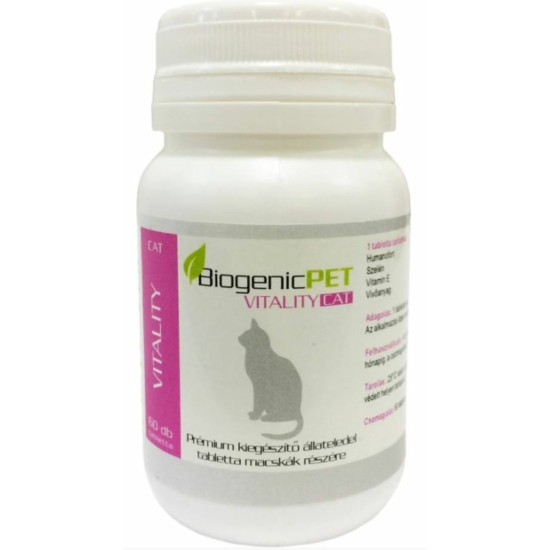 BiogenicPet - Vitality Cat tabletta macskáknak 60 x