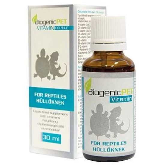 BiogenicPet - Vitamin Reptile Hüllőknek 30 ml