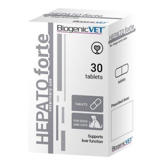 BiogenicVet - Hepatoforte Tabletta 30 x
