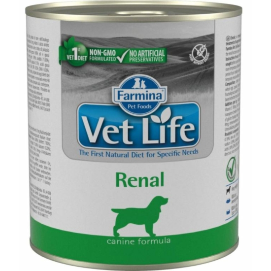 VetLife Dog Renal Vesetámogató konzerv 300 g