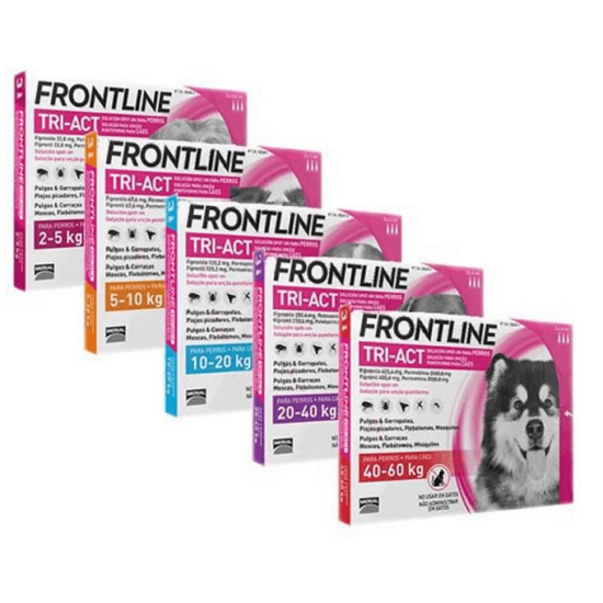 Frontline Tri-Act  rácsepegtető oldat kutyáknak