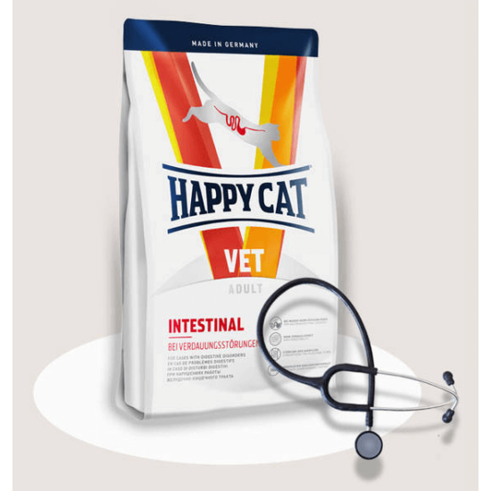 Happy Cat Vet Intestinal száraz Macskatáp az Emésztésért