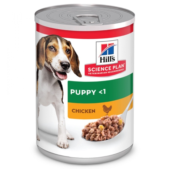 Hill's Science Plan - Csirkehúsos konzerv Kölyök kutyáknak 370 g