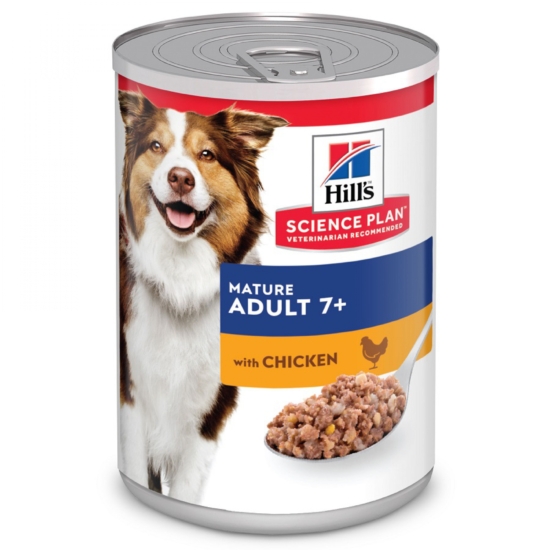 Hill's Science Plan - Mature - Csirkehúsos konzerv Érett kutyáknak 370g