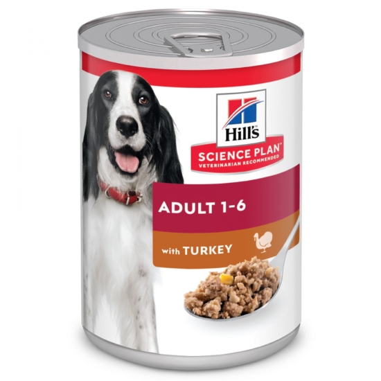 Hill's Science Plan - Pulykahúsos konzerv kutyáknak 370 g