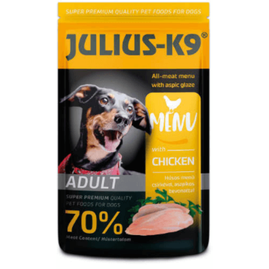 Julius-K9 nedves eledel Csirkével Kutyáknak 125 g