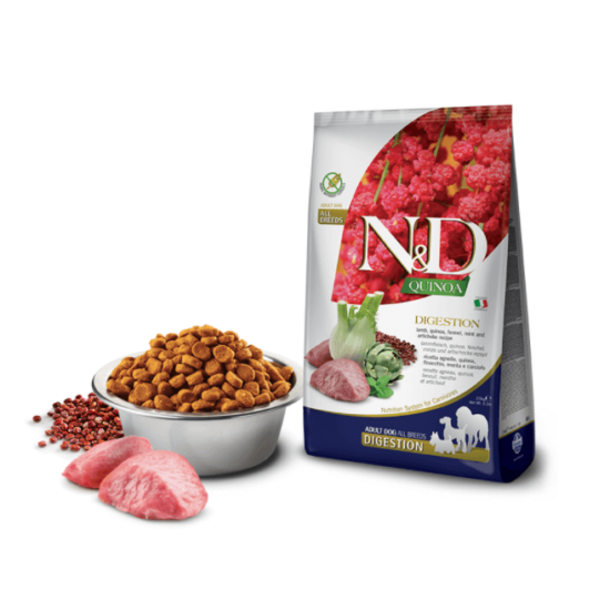N&D Dog Quinoa - Bárányos emésztést támogató száraztáp kutyáknak