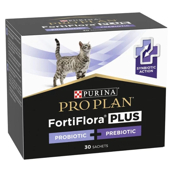 Purina Pro Plan FortiFlora Plus Probiotikum és Prebiotikum Por Macskának
