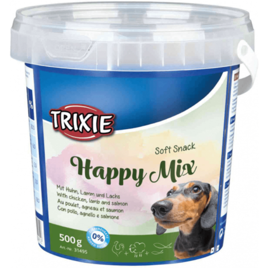 Trixie Jutalomfalat Soft Snack Happy Mix Vödör kutyáknak 500gr