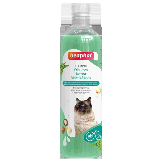 Beaphar- Sampon makadámia olajjal Macskáknak 250 ml