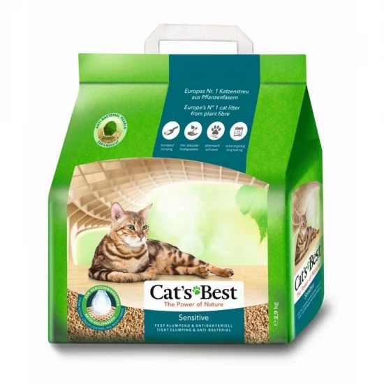 Cats Best Sensitive 8l, 2,9kg macskaalom