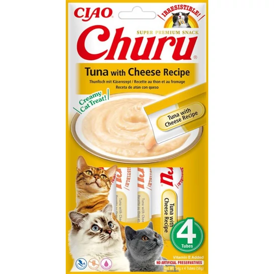 Inaba Cat Churu Ciao Tonhal-Sajt 4x14 g