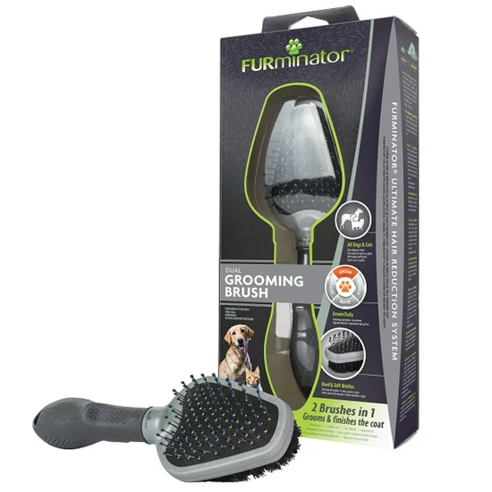 Furminator Dual Grooming Brush-Kétoldalas kefe