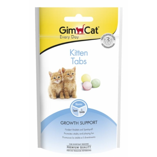 GimCat Kitten Growth Support tabletta kölyök macskának 40 g