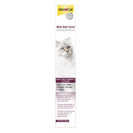 GimCat Malt-Soft Extra Szőrlabda eltávolító Maláta paszta cicának 100 g