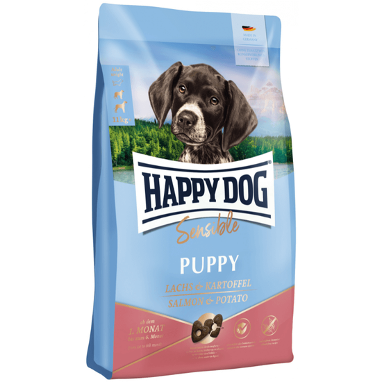 Happy Dog - Puppy Gluténmentes táp Kölyök Kutyának Lazac Krumpli