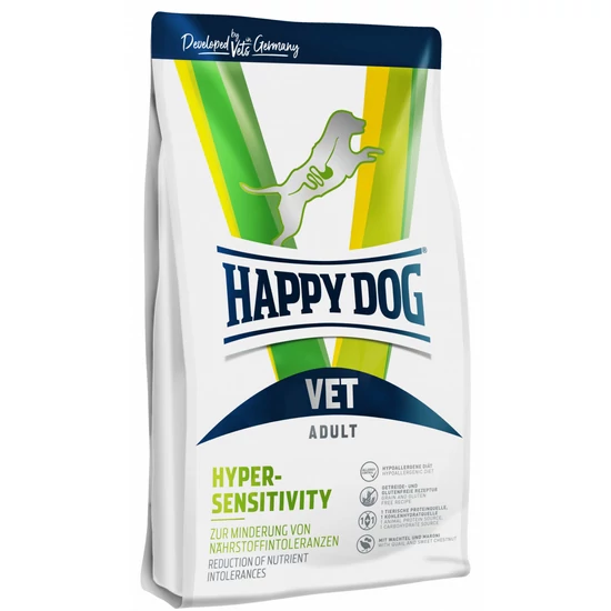 Happy Dog Vet Hypersensitivity száraz kutyaeledel allergiára és táplálékérzékenységre