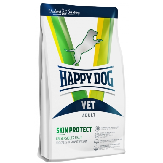 Happy Dog Vet Skin Protect száraz kutyaeledel bőrproblémák kezelésére