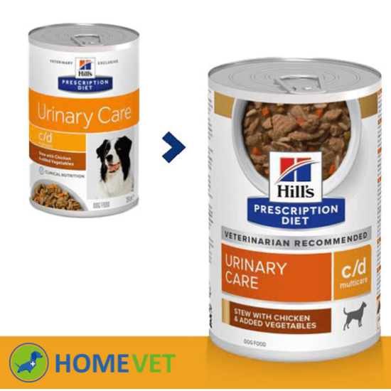 Hill's Prescription Diet - C/D Urinary Multicare Ragu konzerv kutyáknak 354 g