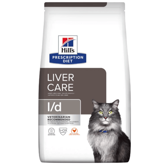 Hill's Prescription Diet - L/D Liver Care táp májbeteg cicának 1,5 kg