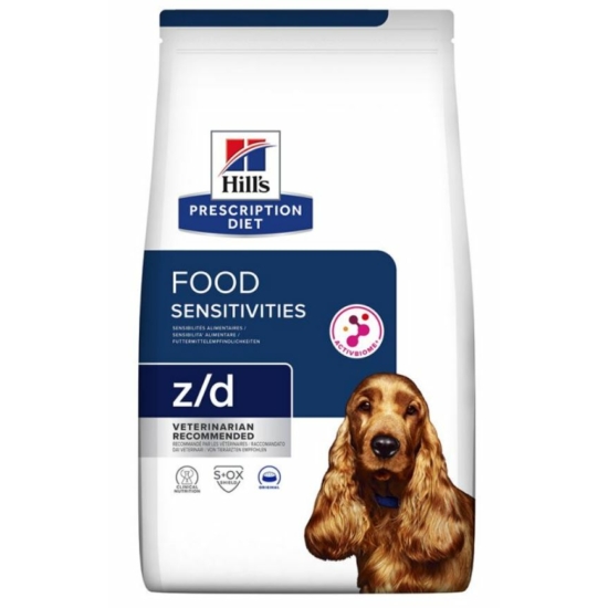 Hill's Prescription Diet - Z/D száraztáp Ételre Érzékeny Kutyának