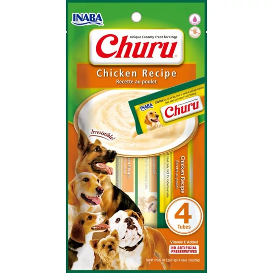 Inaba Dog Churu Püré Csirke 4x14 g