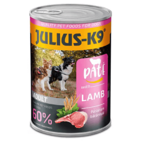 Julius-K9 Paté Bárányos pástétom konzerv kutyáknak 400 g