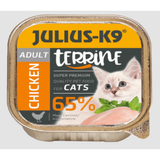 Julius-K9 Terrine Csirkés nedves eledel macskáknak 100 g