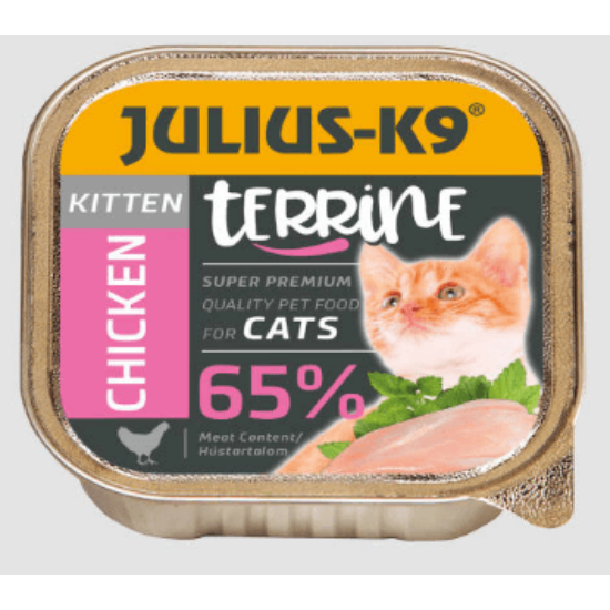Julius-K9 Terrine Kitten nedves eledel Kölyök cicának 100 g