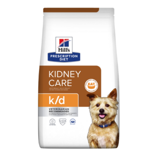 Hill's Prescription Diet - K/D Kidney Care vesekímélő gyógytáp kutyának