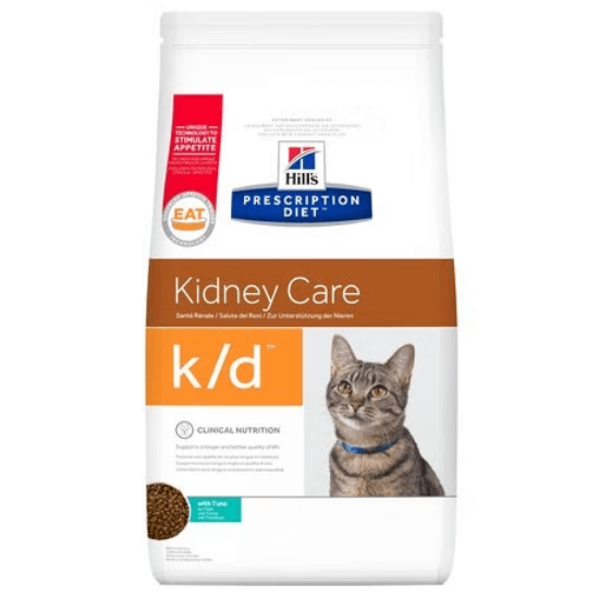 Hill's Prescription Diet - K/D Kidney Care tonhalas macskatáp 1,5 kg