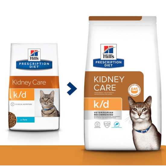 Hill's Prescription Diet - K/D Kidney Care tonhalas vesekímélő gyógytáp macskáknak