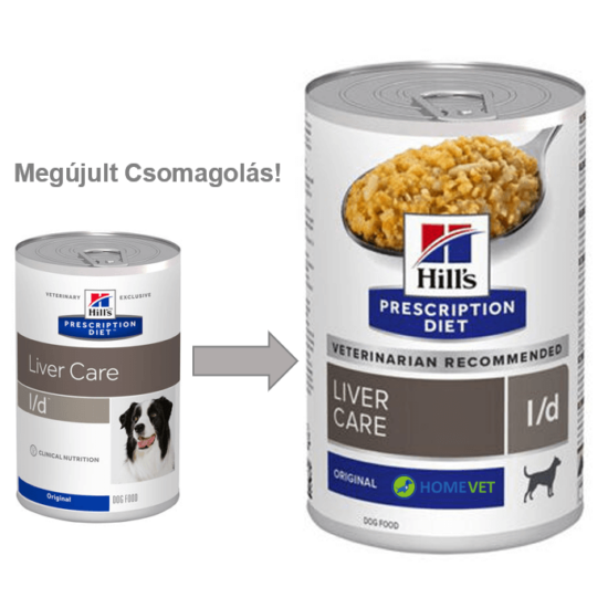 Hill's Prescription Diet - L/D Liver Care konzerv májbeteg kutyáknak 370g