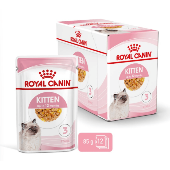 Royal Canin Kitten Jelly nedves alutasak Kölyök Macska részére