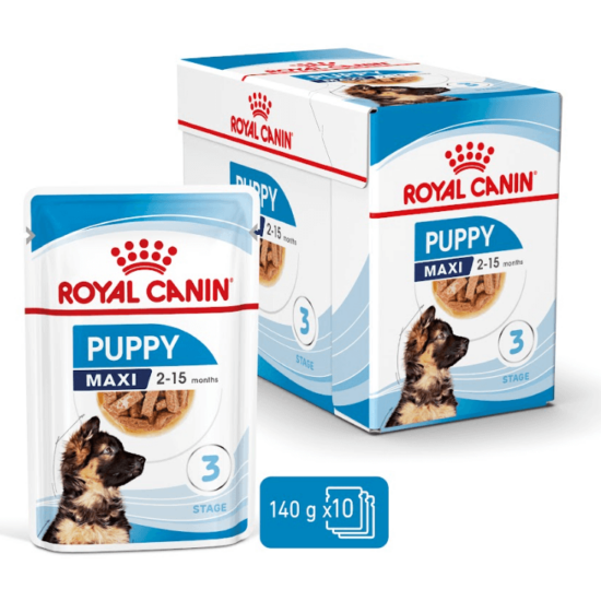 Royal Canin SHN Wet Maxi Puppy Kölyökkutya alutasak 10x140 g