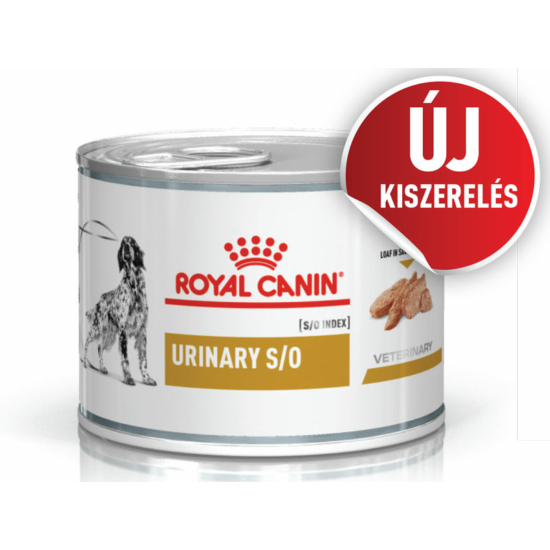 Royal Canin Veterinary Urinary S/O kutya konzerv 12x200g