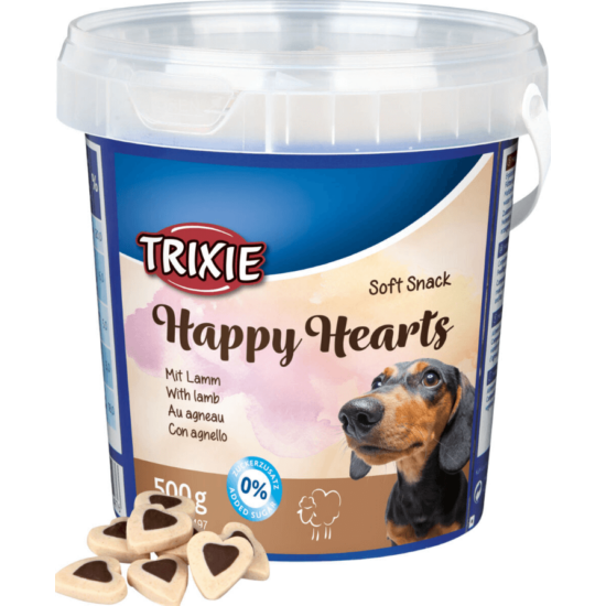 Trixie Jutalomfalat Soft Snack Happy Hearts Vödör kutyáknak 500 g