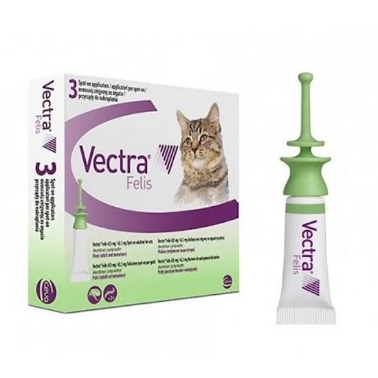 Vectra Felis bolha elleni rácsepegtető oldat macskáknak 3x